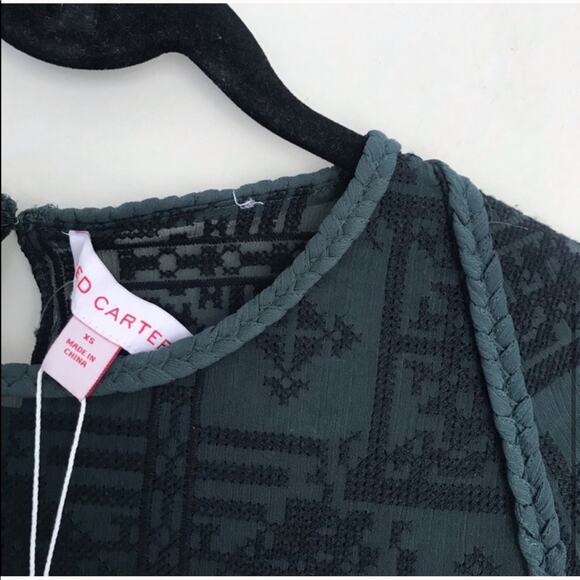 RED CARTER Embroidered Long Sleeve Shift Dress - Picture 4 of 6